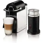 NESPRESSO咖啡機PIXIE CLIP AEROCINO套裝 白色和珊瑚紅色 D60