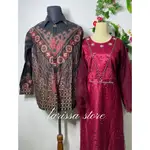 AMARTHA DRESS COUPLE PLUS SHIRT GAMIS AMARTHA FULL BROCADE<U