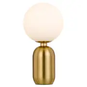 Kade Table Lamp Antique Gold Opal | Telbix Lighting