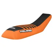2004 - 2009 Polaris Scrambler 500 Gripper Seat cover ORG/BLACK/ORANGE ribs #313
