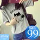 【D966-2】shiny藍格子-瑕疵特賣．卡通蝙蝠俠圓領寬鬆短袖T恤