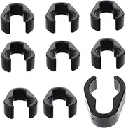 GLSTOY 10pcs Mic Cable Clips Microphone Cable Holders for Boom Poles Stands Easy to Use Suitable for Mic Stands Compact Portable