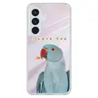 For Samsung S24 S23 S22 S21 ZFold ULTRA Shockproof Love Parrot Case Cover