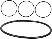 4pcs Water Purifier Water Filter Part Washer Assortment Kits Water Filter System Parts Sealing Assortment Sealing Rings Gasket Seal Silicone Seal Assortment Black