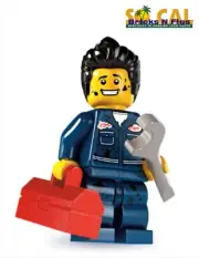 LEGO MINIFIGURES SERIES 6 8827 Mechanic NEW