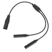 Adapter Cable Aviation headset Adapter Portable For Airbus 5 Pin XLR Headset d