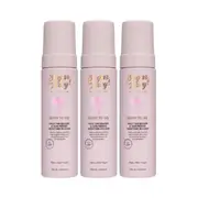 3 x SugarBaby Glow to Go Faux Tan Eraser and Skin Primer Moisture Mousse 200mL