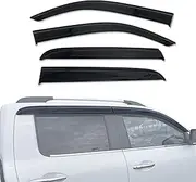 AUSGO Weathershields Compatible with GWM Cannon 2020-Onwards, Injection Weather Shields Window Visors Wind Deflectors Sun Rain Guard 4PCS Set