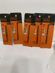 5 Black & Decker 11/64 Drill Bits New Unopened Packages