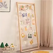 Hanging Room Divider, Hanging Room Divider Folding Room Screen Divider,Wood Freestanding Wall Grid Panel,Living Room Display Rack,Room Photos Privacy Screen Grid Wire Board