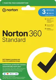 Norton 360 Standard 10GB - 1 User - 3 Devices - 12 Month