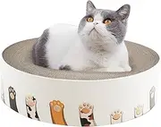Cat Bed Scratch Lounge, Cat Scratching Board - Cat Scratching Bowl Nest for Wavy Cat | 2 in 1 Round Cat Scratching Furniture Protector for Small Cats, Indoor Kittens