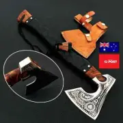 PREMIUM HANDMADE VIKING AXE HUNTING CARBON STEEL HATCHET Hiking, Hunting Camping