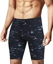 [Searainer] Men's Swim Jammer Athletic Training Endurance Swimsuit Competitive Racing Compression Swimwear