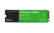 WESTERN DIGITAL Digital WD Green SN350 1TB M.2 NVMe SSD 3200MB/s 2500MB/s R/W 80TBW 340K/380K IOPS1M hrs MTTF 3yrs wty