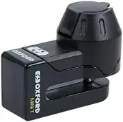 Compact Black Disk Lock for Enhanced Security and Durability