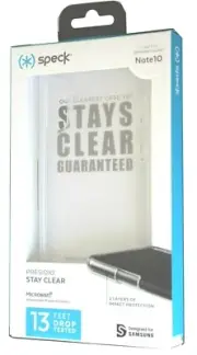 Speck presidio stay clear case for Samsung galaxy Note 10