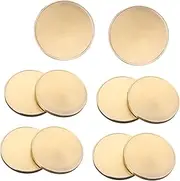 KALLORY 10pcs Engravable Blank Coins for DIY Crafts Smooth Surface Challenge Coins for Birthday Lightweight and Easy to Use for Engraving and Jewelry Making