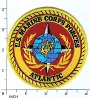 USMC Marine Corps Forces Atlantic MARFORLANT color PATCH Marines FMF Lant NATO