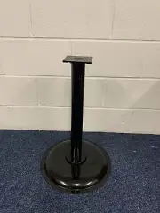 Single Pipe Black Metal Stand for Coin Sweet Vending Machines ( STAND ONLY)