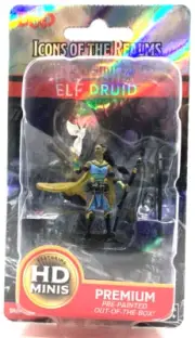 Icons of the Realms Premium NIP Female Elf Druid D & D Miniature