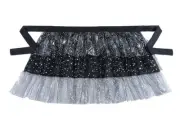 Silver Spider Web Apron Halloween Costume Accessory