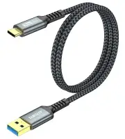 USB C 3.1 Gen 2 Cable 2FT/0.6M 10Gbps HighSpeed Data Transfer Android Auto Fast