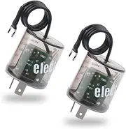 2Pin LED Flasher Relay with Ground Wire,12V Car Flasher Relay for Fixing LED Turn Signals Flickering,Universal LED Blinker Relay Car Accessories for Car,Truck,SUV(2PCS)