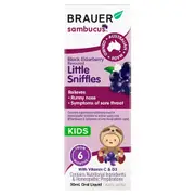 Brauer Sambucus Kids Black Elderberry Little Sniffles 50mL
