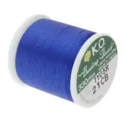 K.O. Beading Thread Clear Blue Japanese Bead Thread 43345 55yds Nylon Waxed KO