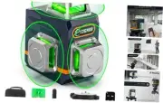 Laser Level Self Leveling 3x360° 3D Green Cross Line for Construction and Auto