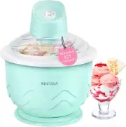 Ice Cream Maker, DIY Visualization Ice Cream Machine for Gelato, Sorbet, Frozen