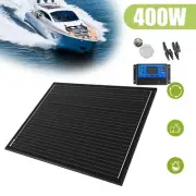 12V 400W Mono Solar Panel Kit Caravan Camping Home Battery Charging Controller