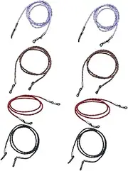 [GAROZATION] Chain Eyeglasses Lanyards 8pcs Pu String Holder Chain for Durable and Stylish