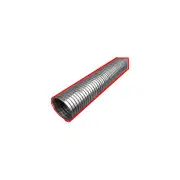 Redback Flexible Stainless Steel Tube - Inside Diameter 63mm Length 1m