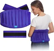 Microwavable Extra Large Heating Wrap for Lower Back Pain – Moist Heat Therapy Pad for Instant Relief in Case of Aches, Muscle Spasms, Pinched Nerves, Slipped Discs, Fibromyalgia, and Surgery Recovery