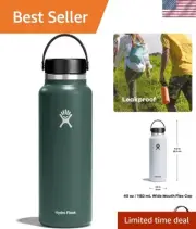 Eco-Friendly 40oz Hydro Flask Water Bottle - Perfect for Outdoor Adventures