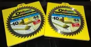 2pc Oldham 10" Saw Blade 44 Tooth Smooth Combination Steel 100-CT Circular/Table