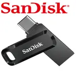 SANDISK ULTRA GO USB TYPE-C 128GB 雙用隨身碟-黑