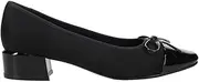 [VANELi] Womens Alesya Round Toe Block Pumps Dress Casual Low Heel 1-2" - Black