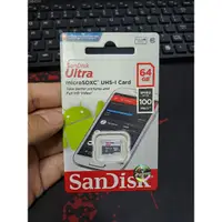 在飛比找蝦皮購物優惠-SANDISK 閃迪 Ultra Micro SD 64GB