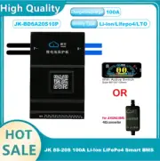 8S-20S 100A Li-Ion LiFePo4 Smart BMS Board 0.6A Active Balancer APP BT/RS485 HAU