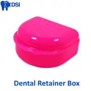 DSI Dental Orthodontic Retainer Denture Storage Case Box Mouth guard Container