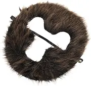 Men's Beard Dress up Halloween Costumes Fake Beard Cosplay Mustache Animal Beard Mustache Fake Mustache for Adults Carnival Mustache Beard Show Mustache Brown Plush Cloth