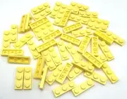 Lego 50 New Bright Light Yellow Plates 1 x 3 Plate Pieces