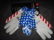 UNDER ARMOUR NFL USA SPOTLIGHT GLUE GRIP FOOTBALL GLOVES SIZE XL NWT $50.00