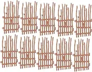 Abaodam 1 Set Miniature Farm Fence Fence for DIY Micro Landscape Realistic Decoration for Dolls House Safe for Enhance Creative Play