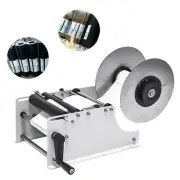 MT-30 Manual Round Bottle Labeling Machine Plastic Glass Bottle Metal