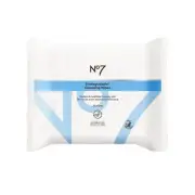 No7 Biodegradable Cleansing Wipes - Waterproof Mascara & Makeup Remover Wipes -