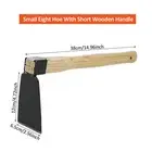 Small Eight Hoe With Short Wooden Handle Hand Hoe Garden Tool Great For Lo FD5